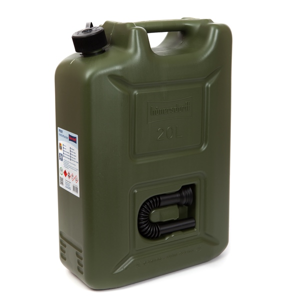 20 Litre Plastic Fuel Can in Olive