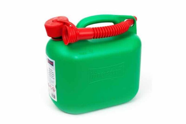 Hunnersdorf 5 Litre Plastic Fuel Can - Green