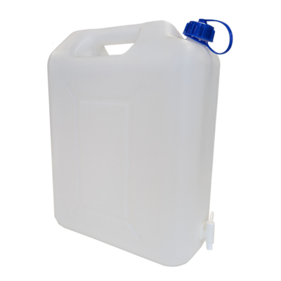 20 Litre Lightweight Plastic Water Container (Multipacks available)