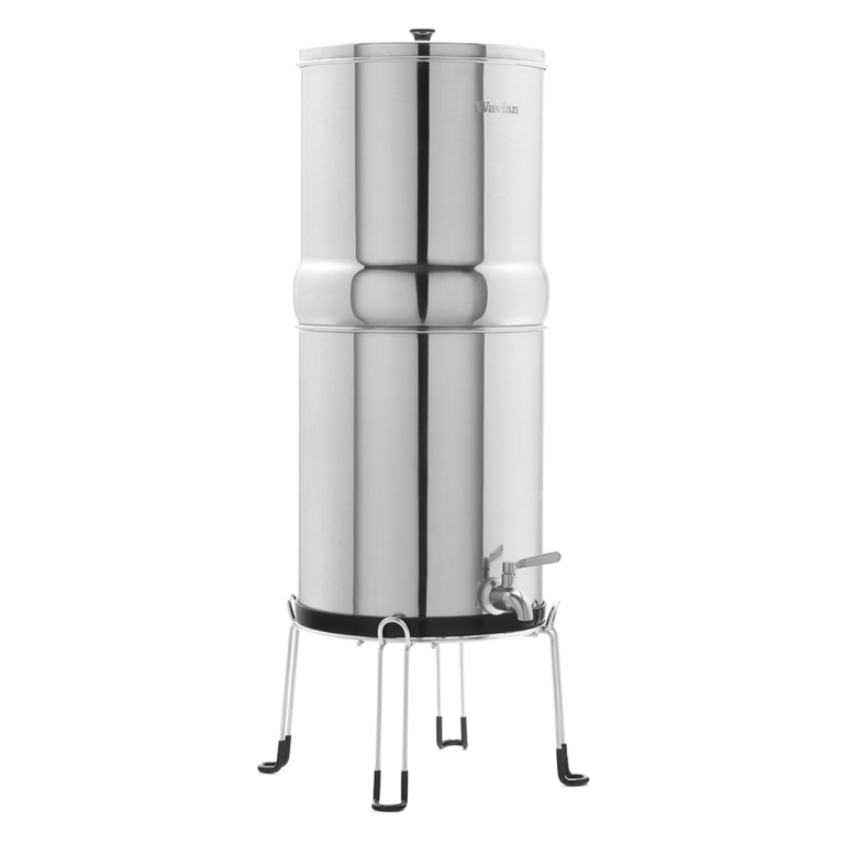 Litre Stainless Steel Gravity Water Filter With Stand Wavian